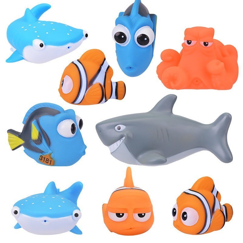 2 Chiếc Mô Hình Cá Nemo Đồ Chơi Tắm Và Chơi Trẻ Em Từ Tìm Nemo