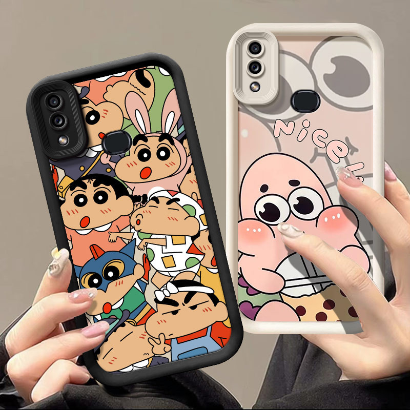 Dành Cho Samsung Galaxy A10S Ốp Lưng Silicon Mềm Chống Sốc TPU Hoạt Hình Vỏ Điện Thoại Cho Samsung A