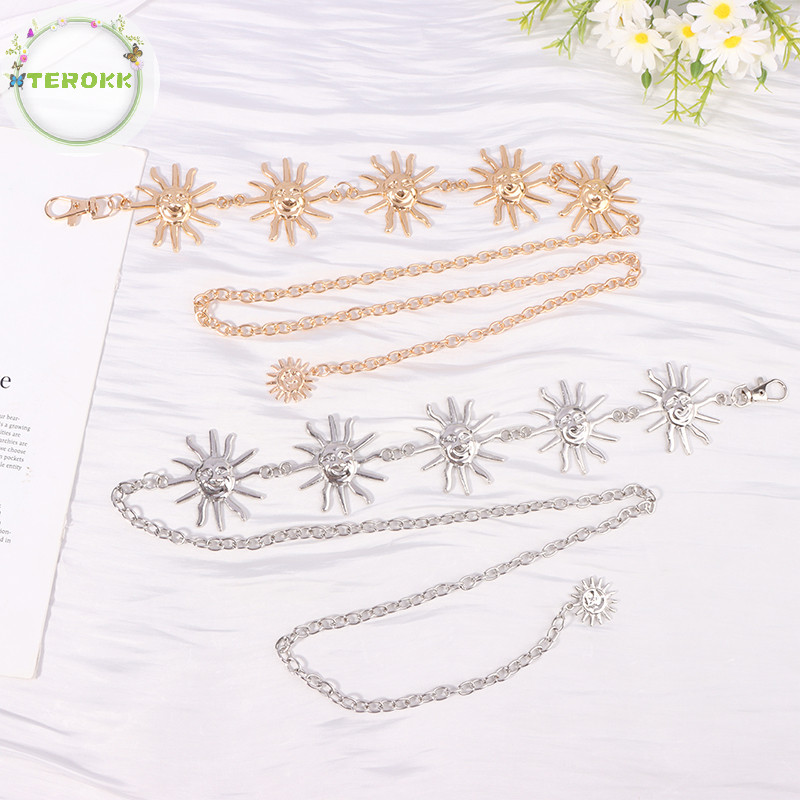 Terokk Gothic Kim Loại Chống Nắng Cho Nữ Thời Trang Cao Cấp Eo Mặt Trời Dây Chuyền Trang Sức Quà Tặn