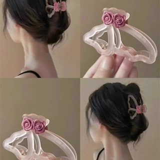 Ngọt Ngào Cô Gái Hoa Hồng Bướm Kẹp Tóc Kẹp Tóc Mũ Phụ Kiện Tóc