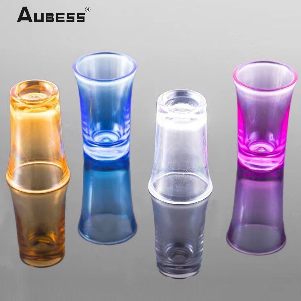 Mini Trong Suốt Bằng Nhựa Dùng Một Lần Tiệc Ly Thạch Cốc Tumblers Dụng Cụ Uống Rượu Ly Rượu Cưới Coc