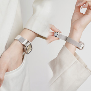 Dây đeo đồng hồ kim loại từ tính Milan cho Xiaomi Mi Band 10 9 8 7 6 5