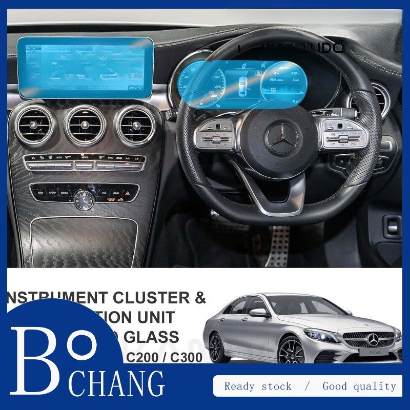 Kính cường lực bảo vệ Mercedes Benz C300 Benz C200 Mercedes W205 C-Class Màn hình GPS Mercedes C300 