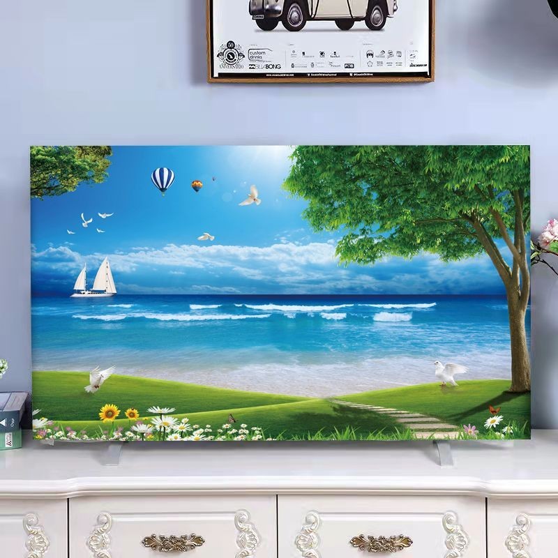 Màn hình LCD 50 inch/32 - 42 inch/Màn hình LCD 55 inch Trang trí nhà/Phòng khách đơn giản Bắc Âu Pho