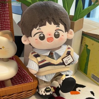 Quần áo búp bê Cotton TRENDYTRENDZ, Quần áo búp bê sang trọng đồng phục người đưa thư, Áo len đan chéo búp bê Mini mát mẻ Không có thuộc tính Quần áo búp bê Búp bê 20cm