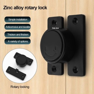 NEW>>Stylish and Functional Rotating Lock for Wooden Doors Silver/Black Color Options