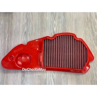 Lọc gió pô air độ vải dầu cho SH Việt Nam các đời, sử dụng vĩnh viễn, gắn như ZIN, tẩm dầu BMC sẵn . DoChoiXeMay