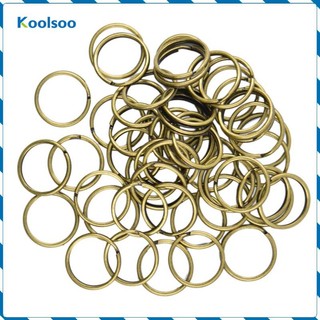 [Prettyia2] Nhẫn chìa khóa chia vòng 18mm 32mm Móc khóa bằng đồng Phụ kiện DIY