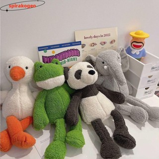 Spirakogeo Đồ Chơi Sang Trọng, 35cm Gà Con Thú Nhồi Bông Sang Trọng, Gấu Trúc Đáng Yêu Voi Ngủ Hoạt Hình Động Vật Cô Gái