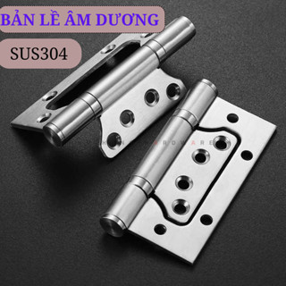 Bản lề âm dương, bản lề xoay 360 độ sử dụng cho mọi loại cửa nhôm, gỗ, sắt (có kèm Ốc vít)