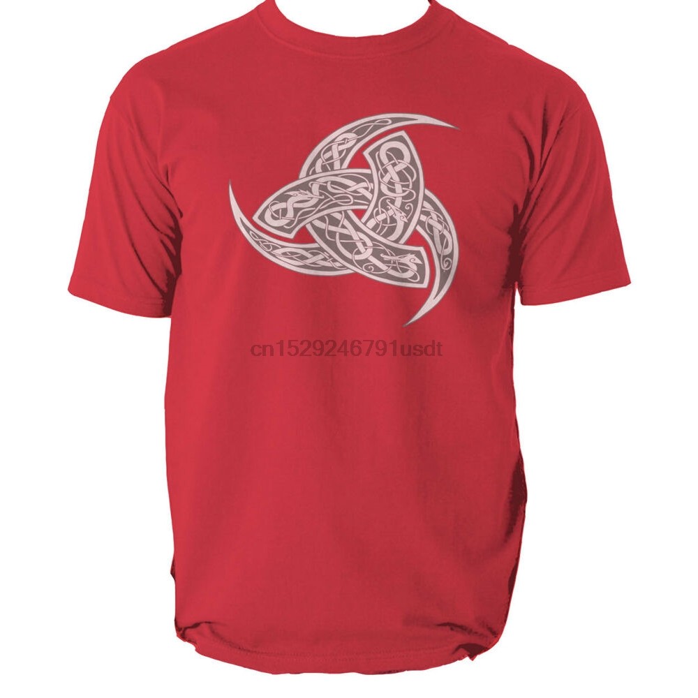 ÁO THUN VIKING VALKNUT SYMBOL NORSE KNOT PAGAN GERMANIC HEATHENRY