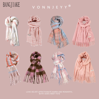 Leosoxs Khăn Choàng Cổ Nữ Tag Official Khăn Len Choàng Cổ Nam Nữ Thời Trang Chất Len Dày Ấm Áp Dài WSP2491MOW 39Z240925