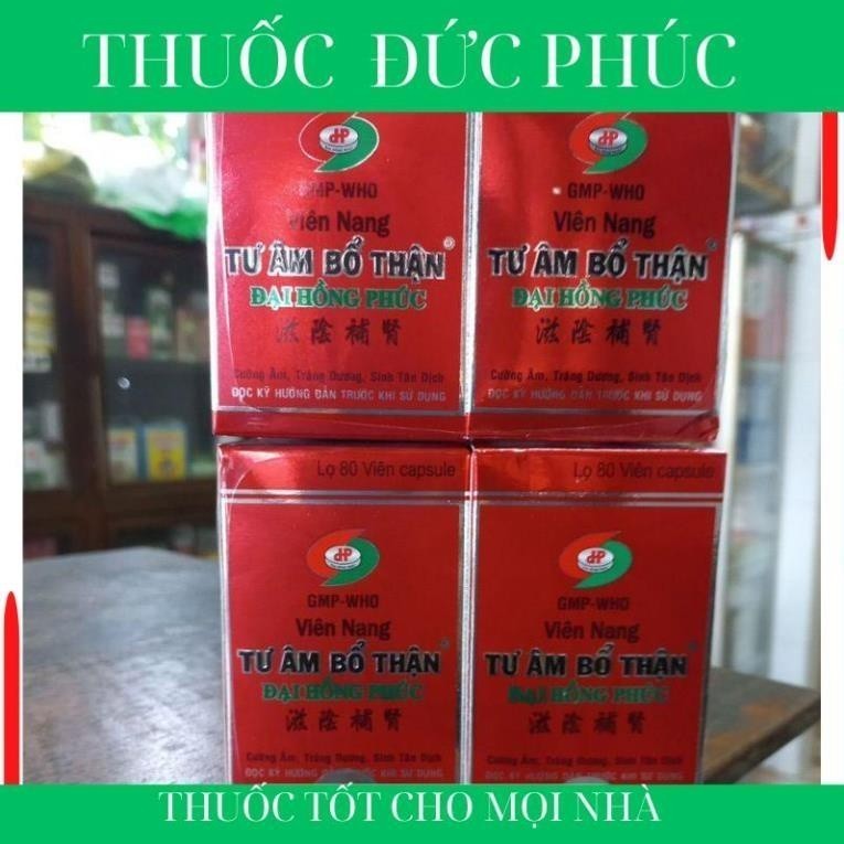 Tư âm bổ thận hoàn - hộp 80 viên - hổ trợ giảm đau lưng mỏi gối , tiểu đêm nhiều lần , cơ thể suy nhược z
