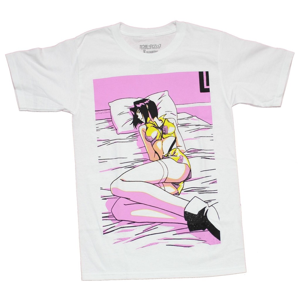 Áo thun nam Cowboy Bebop hình Faye Valentine thiết kế gợi cảm