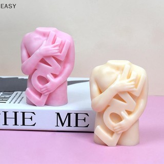 Ea Cơ Thể Con Người Có Chữ Tình Yêu Khuôn Thạch Cao Nhựa Xà Phòng Làm Khuôn DIY Cơ Thể Con Người Khuôn Silicon VN
