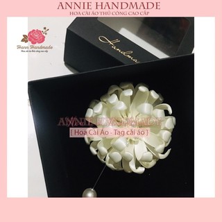 Cài Áo Hoa Cúc Ruy Băng [HANN HANDMADE - HOACAIAODEP.COM]