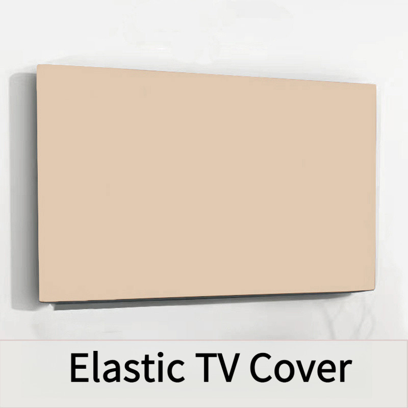 55 Inch TV Cover 32 Inch Màu Trơn Độ Đàn Hồi Cao Tivi Bụi 37 Inch 43 Inch 50 Inch Treo TV Cover Khăn