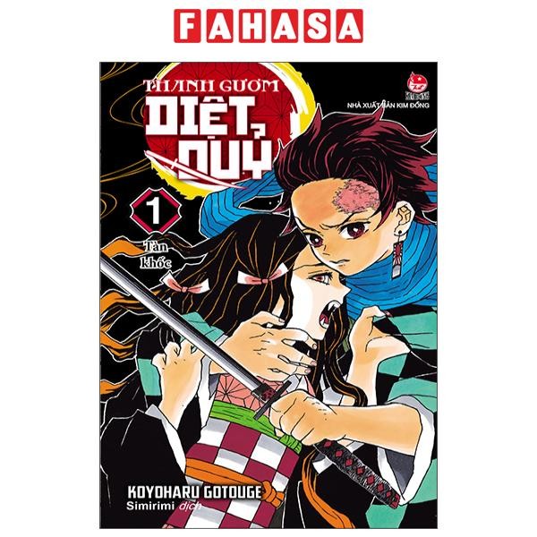 Sách - Thanh Gươm Diệt Quỷ - Kimetsu No Yaiba - Tập 1 - Tàn Khốc (Tái Bản 2025)