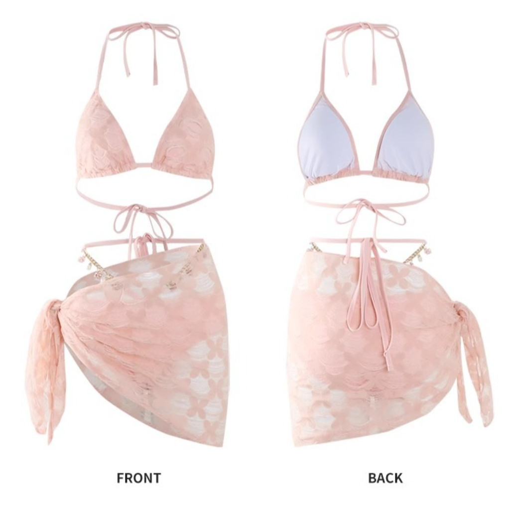 RICH-THEY Bikini Ba Mảnh Họa Tiết Hoa Gợi Cảm Hoàn Toàn Mới Cho Bãi Biển Mùa Hè Dành Cho Nữ-V458 | BigBuy360 - bigbuy360.vn