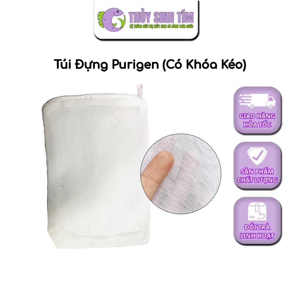 Túi Đựng Purigen 15x20 (Có Khóa Kéo)