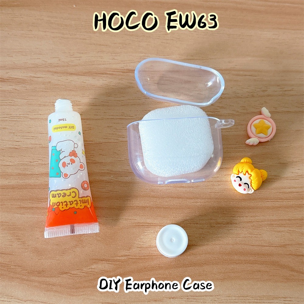 [Giao hàng nhanh] Dành cho vỏ HOCO EW63 DIY Vỏ tai nghe silicon mềm nơ dễ thương Vỏ bọc NO.3