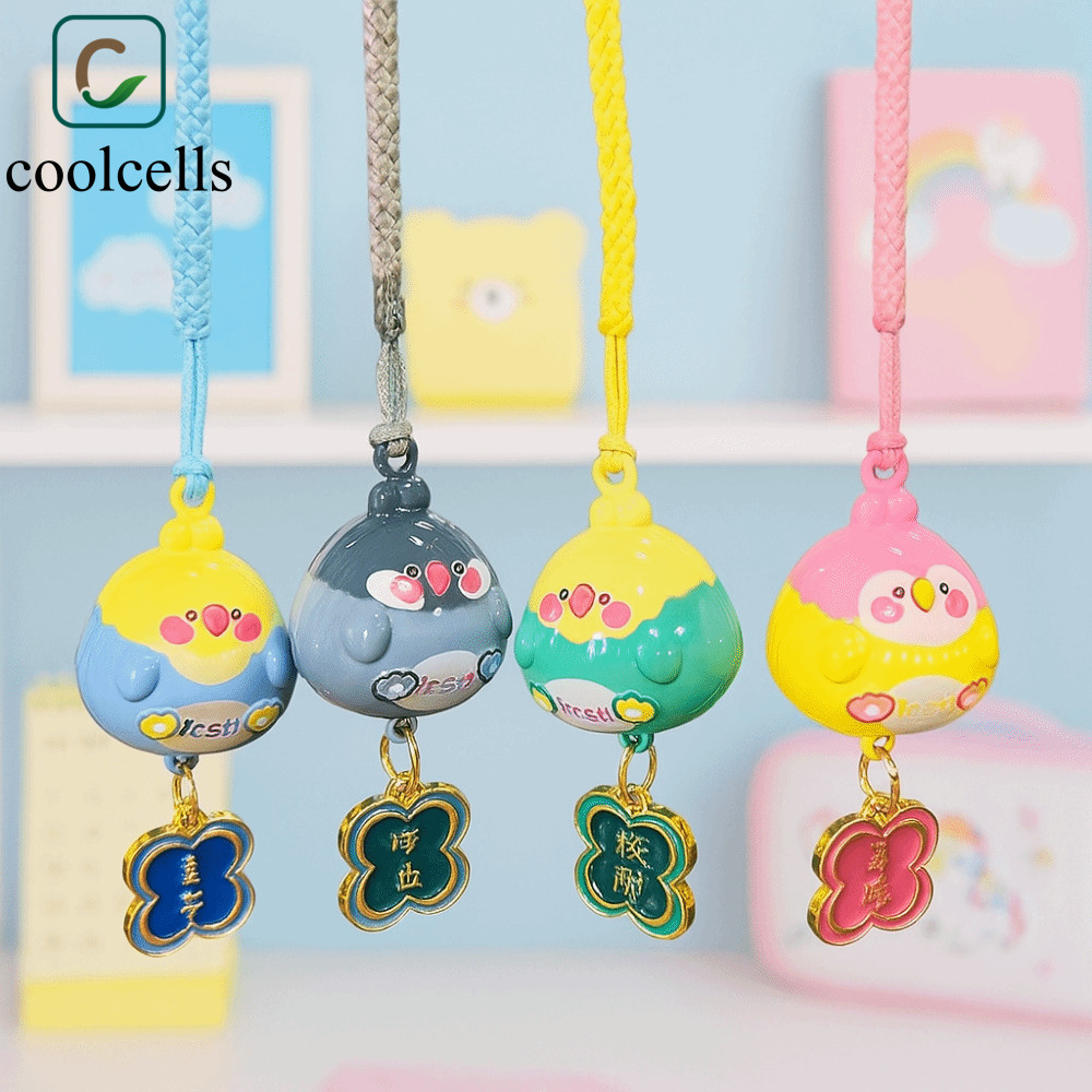 COOLCELLS Chuông Bùa Hộ Mệnh Mặt Dây Chuyền, Kawaii Mặt Dây Chuyền Phong Cách Chuông Bùa Khóa, Phụ K