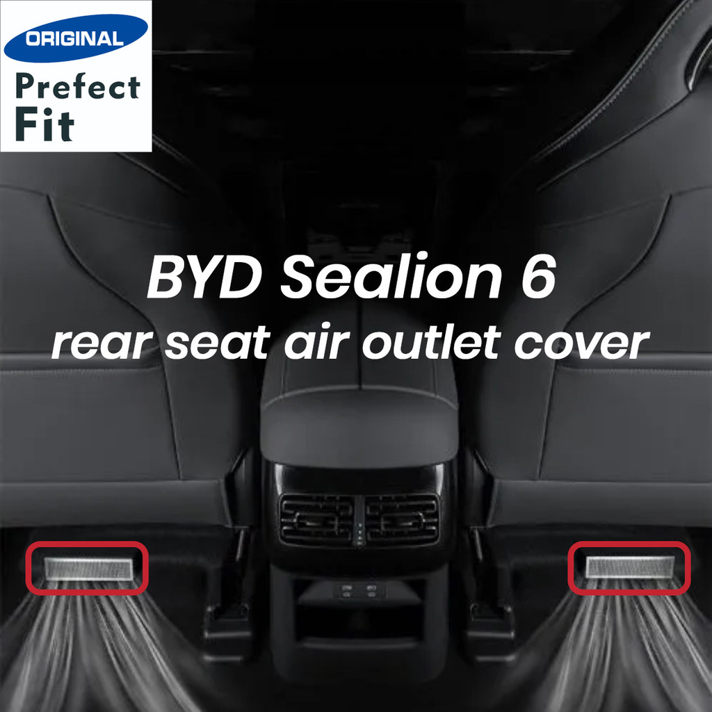 [Perfect Fit] BYD Sealion 6 phụ kiện cửa thoát khí ghế sau ô tô Vỏ thép không gỉ phụ kiện ô tô nội t
