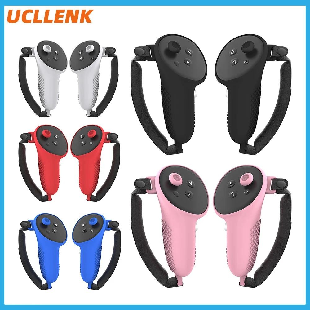 Vỏ bảo vệ tay cầm VR cho Oculus Quest 3 / 3S Bộ điều khiển cảm ứng chống va chạm Vỏ silicon da cho p