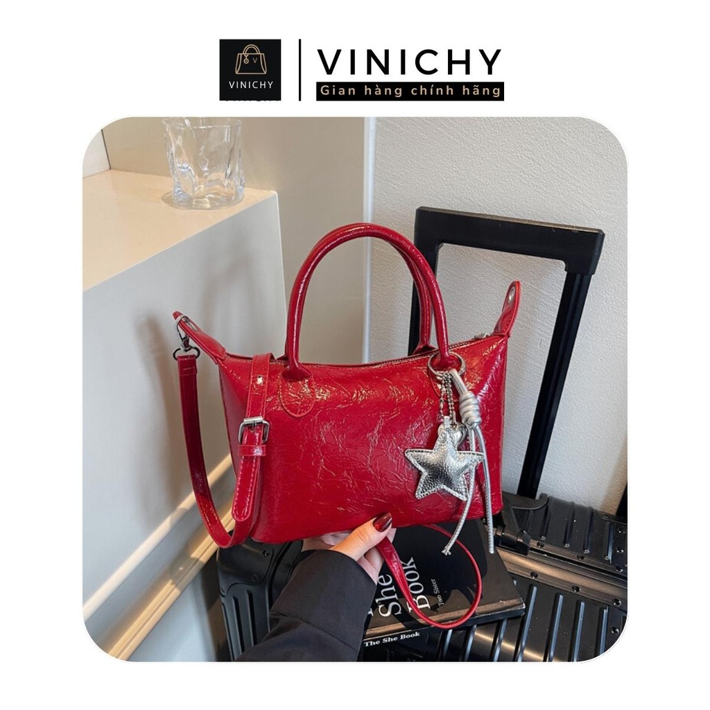 Túi xách nữ đeo chéo, đeo vai VINICHY size 20cm HA754