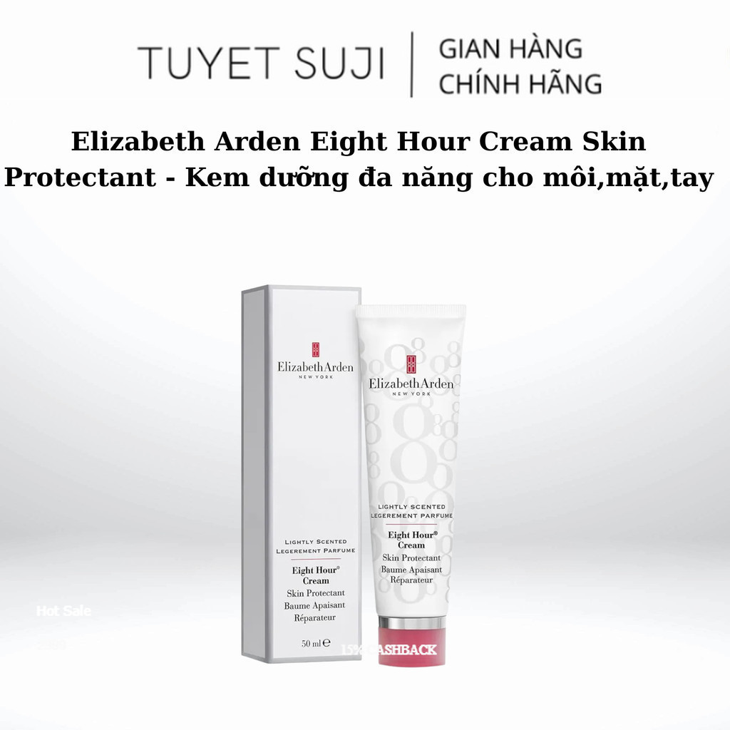 Elizabeth Arden Eight Hour Cream Skin Protectant - Kem dưỡng đa năng cho môi,mặt,tay