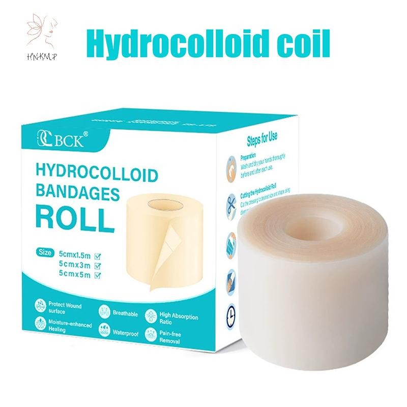 Cuộn Hydrocolloid HNKMP để chăm sóc vết thương Băng dán Hydrocolloid có khả năng tự dính, băng vết loét giường, thấm hút cao để đốt cháy.