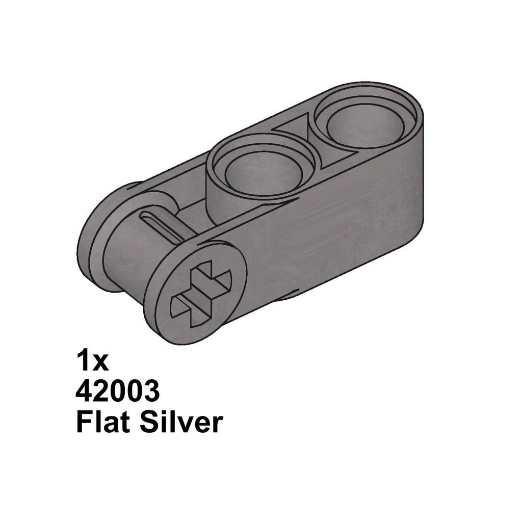 Combo 5 phụ kiện  Moc 42003 (xám đen )