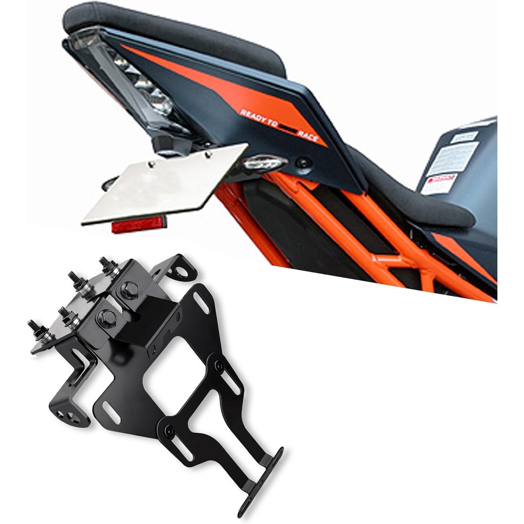FENDER Giá đỡ tấm chắn bùn đuôi xe máy Giá đỡ biển số có thể điều chỉnh (dành cho xe KTM) RC390; RC1