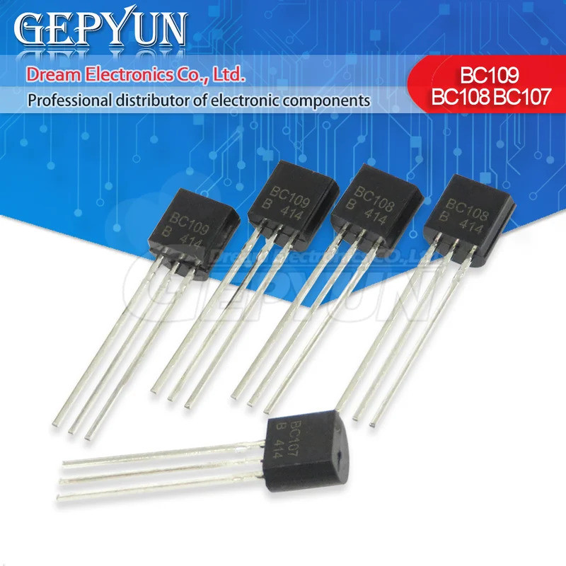 1-5 CÁI BC109 TO92 BC109B Transistor BC107 BC107B TO-92 BC237B BC108 BC108B