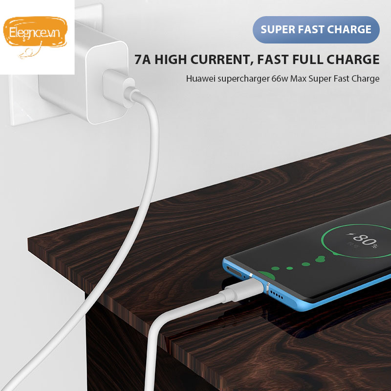 【Elevn】Cáp dữ liệu sạc siêu nhanh Type-C 7A cho Huawei Mate 40pro Glory Phone Cáp sạc nhanh | BigBuy360 - bigbuy360.vn