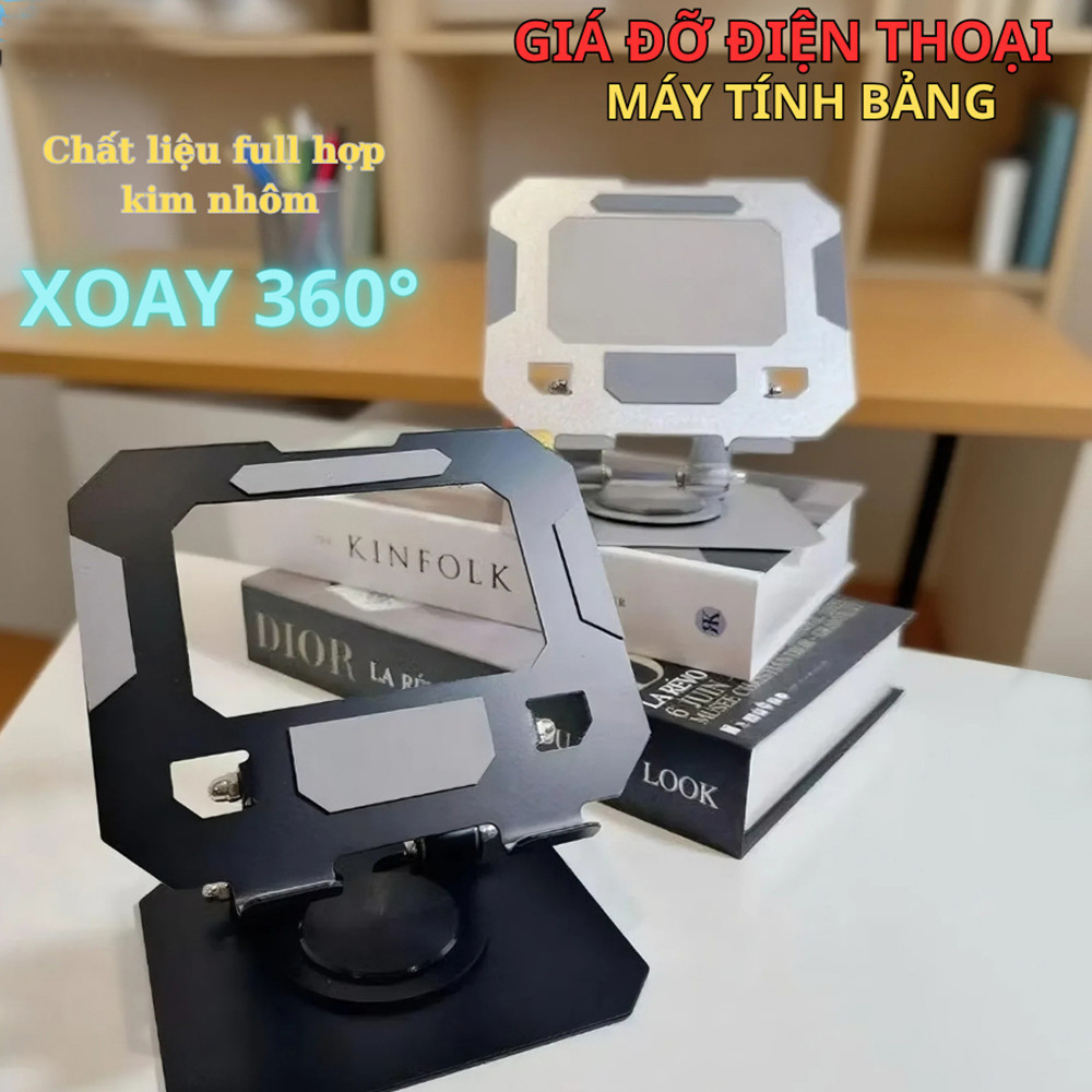 Giá đỡ laptop xoay 360 độ L08 tùy chỉnh độ cao,kệ kê MACBOOK - MÁY TÍNH BẢNG bằng kim loại gấp gọn tiện dùng | BigBuy360 - bigbuy360.vn