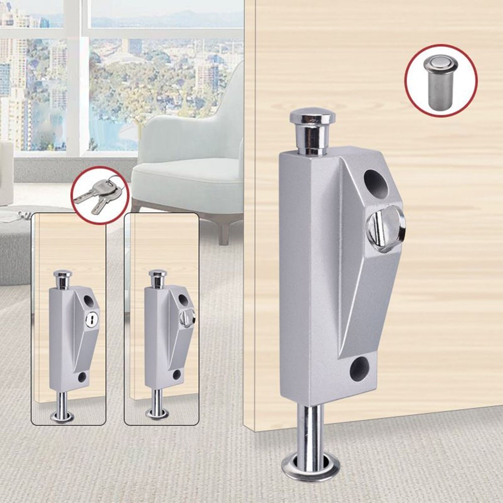 [Herpevn] Khóa sàn cửa gỗ Khóa bu lông lò xo Khóa bu lông cửa Khóa bu lông sàn