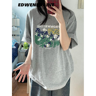 Áo thun nữ EDWENEGAINE thời trang và hợp thời trang WTX2430O72 13Z240326