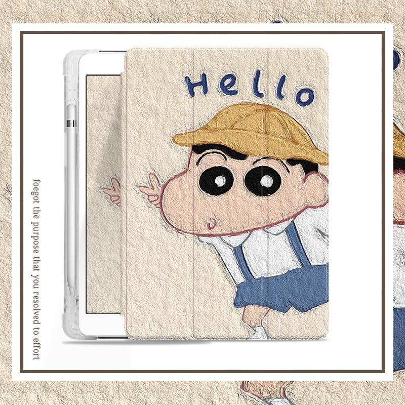 Ốp lưng Crayon Shin-chan iPad air4 / 5 / 6 ốp lưng ipad ốp ipad gen 10 ốp ipad gen 11 air6 7 13 gen7