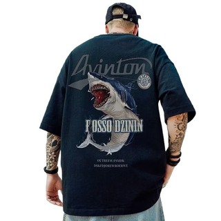 S-5xl Mỹ Retro In Hình Áo Thun Ngắn Tay Nam Mùa Hè Phong Cách Mới Rời Cặp Đôi Top Kích Thước Lớn