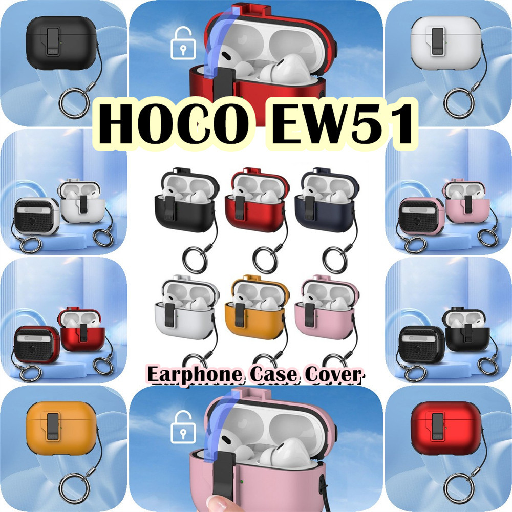Hàng CÓ SẴNCho HOCO EW51 ốp tai ng Case Buồn cười phim hoạt hình Vỏ Bảo Vệ Hộp Sạc Tai Nghe