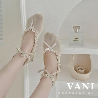 TAT323 - Tất Thuyền Buộc Dây MaryJane - Vani Store