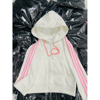 ÁO KHOÁC NỈ  NỮ TAY VIỀN SỌC NÓN TO CHỐNG NẮNG ÁO HOODIE NỮ TAY THIẾT KẾ XỎ NGÓN  CHẤT MẪU MỚI