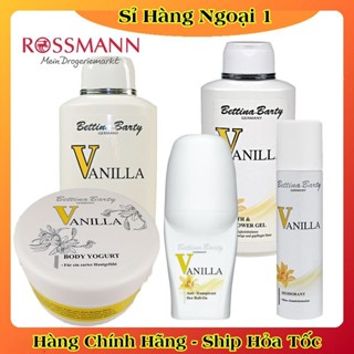  Bộ Sữa tắm Lăn khử mùi Dưỡng thể Vanilla Bettina Barty của Đức - Date mới nhất Đủ Bill 