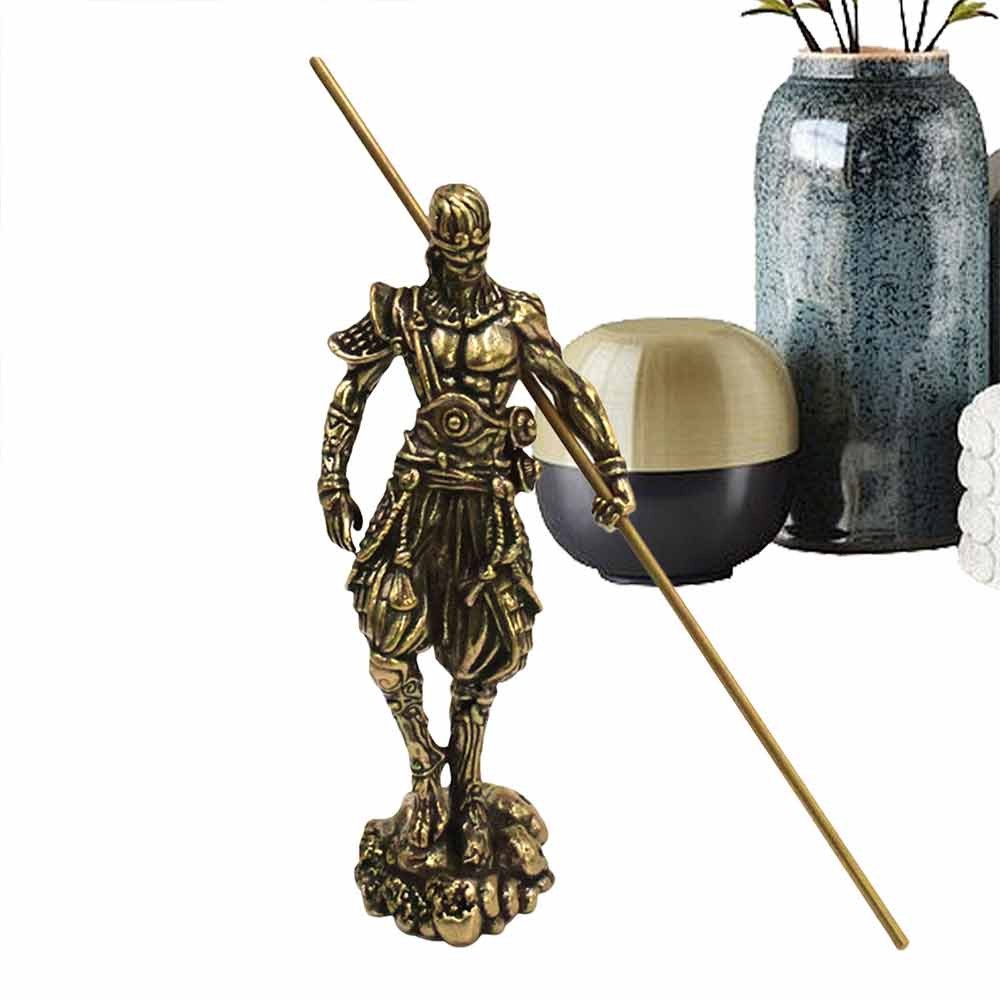 Black Myth Wukong Brass Miniature Figurines 3D Wukong Figurine Ornaments
