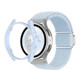 Dây đeo đồng hồ bện Nylon có vỏ bảo vệ cho Samsung Galaxy Watch 7 6 5 4 40mm 44mm 5 45mm 6 43mm 47mm Dây đeo thay thế đồng hồ thông minh Acceossories