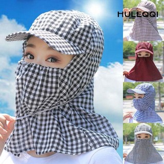 HULEQQI Mũ bảo vệ mặt và cổ chống tia cực tím dành cho nữ