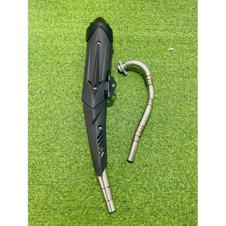  pô xe máy Pô Cổ Tăng Chế Ốp LC V6 Thái Dành Cho Exciter 135 - 150 - 155 Tặng Kèm Tiêu Tiện Cnc 20mm 