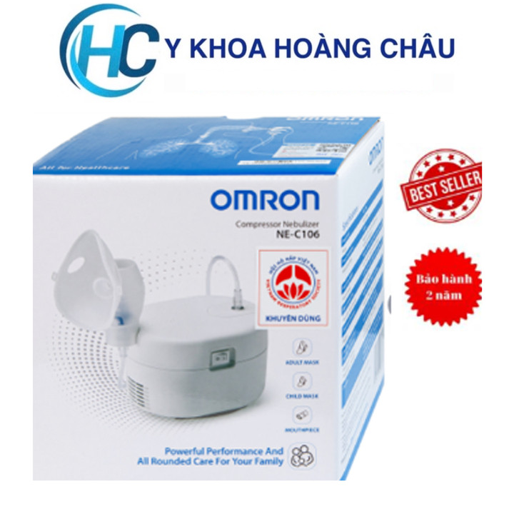 [CHÍNH HÃNG] Máy xông khí dung Omron NE-C106 (Nhật Bản-bảo hành 2 năm)