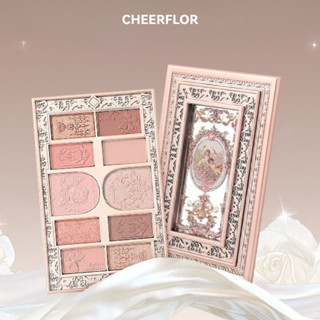 CHEERFLOR Phấn Mắt Thiên Thần Nhỏ Khung Ảnh Bảng Phấn Mắt Highlight Phấn Má Hồng Ba Trong Một